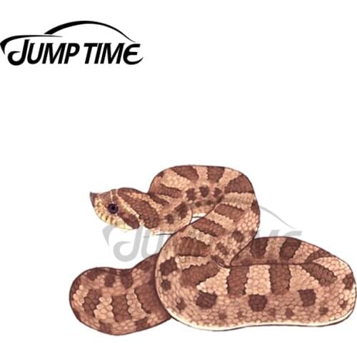JumpTime 13 x 3.2cm For Hognose Snake Vinyl Car Sticker Custom Printing Laptop Windshield Occlusion Scratch Windows Decals