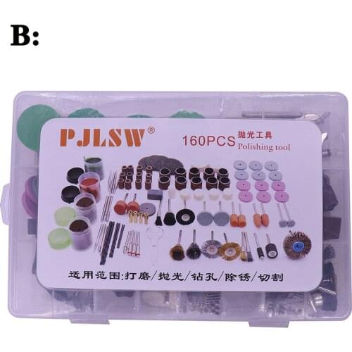 PJLSW Abrasive Tool Kit Dremel Drill Rotary Tool Attachment Bit Set Grinding Abrasive Cutting Abrasive Tool Kit