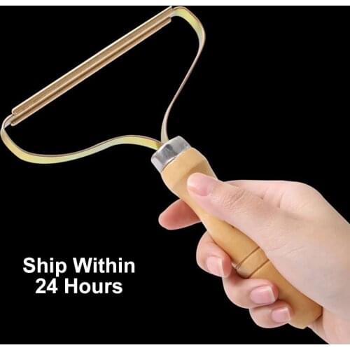 Portable Lint Remover Clothes Fuzz Fabric Shaver Brush Tool Power-Free Fluff Removing Roller for Sweater Woven Coat