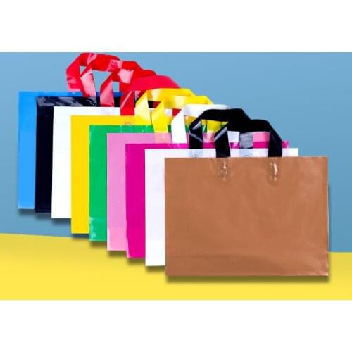 30*20cm custom logo printed plastic packing shopping bags with handle,customized garment/clothing/gift packaging bag 500pcs/lot