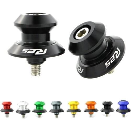 Fit For YAMAHA YZF-R25 R25 2014 2015 2016 2017 2018 2019 Swing Arm Sliders Spools Swingarm Stand Bobbins CNC Aluminum Alloy