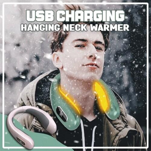USB Charging Hanging Neck Warmer Hand Warmer Electric Heater Temperature Display Adjustable can CSV