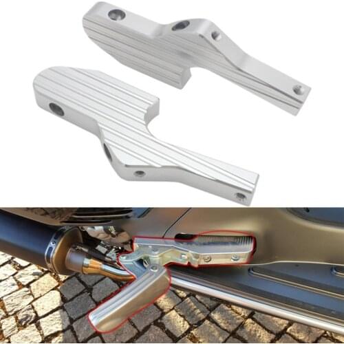Scooter Foot Rests Passenger Foot Pegs Extensions Extended Footpegs for Vespa GT GTS GTV 60 125 150 200 250 300 300Ie