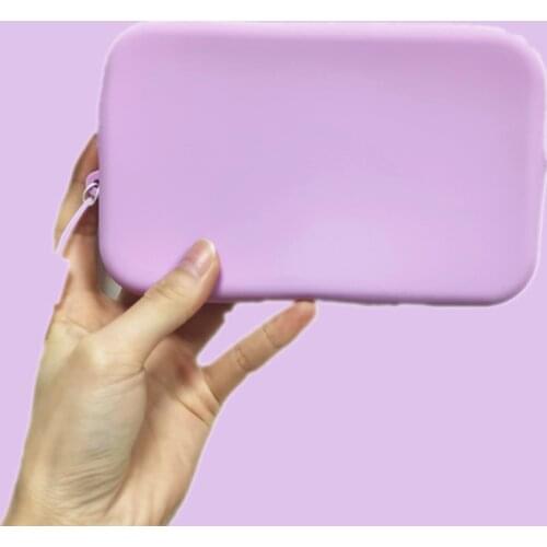 Silicone Women zipper Coin bag Girls Clutch Bag Cash Bag Purse 2021 with bag handles