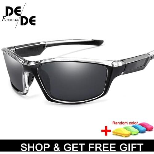 2019 Hot Sport Polarized Sunglasses Men Women Night Vision Driving Goggles Oval Shades UV400 gafas de sol masculino with box130