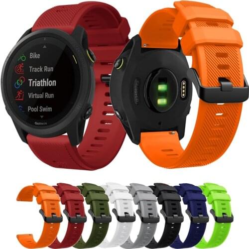 Sport Silicone 22mmForerunner 745 Wrist WatchBand Replacement Strap For Huawei Watch GT2 Pro GT 2 46mm Honor Magic2 46 Wristband