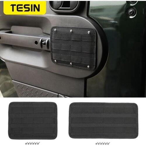 TESIN Stowing Tidying Mutifunction Universial Inner Door Storage Bag Tactical Hanging Board For All Car Inner Doors Organizer