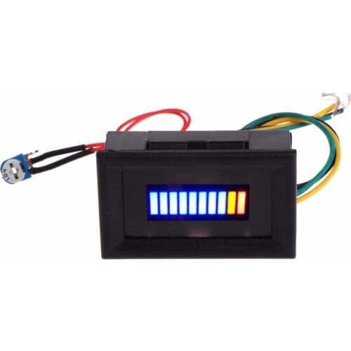 12V Universal Motorcycle Car Oil scale meter LED Oil Fuel level Gauge Indicator