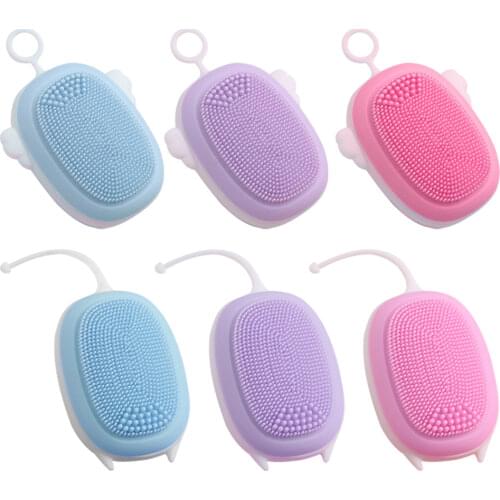 Waterproof Facial Cleansing Brush Sonic Vibration Face Cleaner Soft Silicone Skin Pore Electric Massage Brush Deep Cleaning Tool