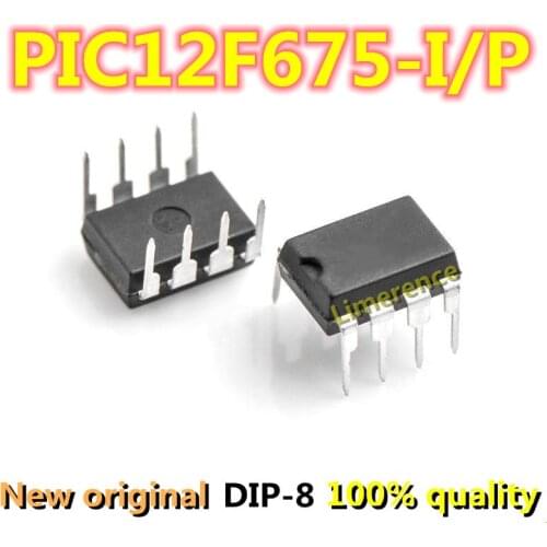 1pcs/lot PIC12F675-I/P 12F675 PIC12F675 = PIC12F629-I/P PIC12F629 12F629 SAME DIP-8