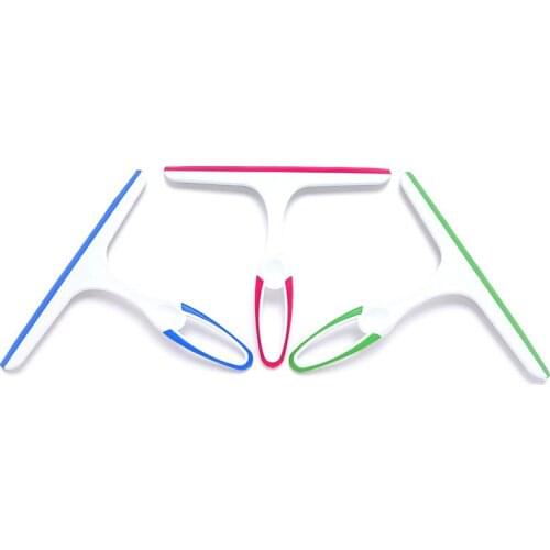 1pc Handheld squeegee window cleaner shower Glass scraper water Clear rubber broom Household Cleaning Tools & Accessories