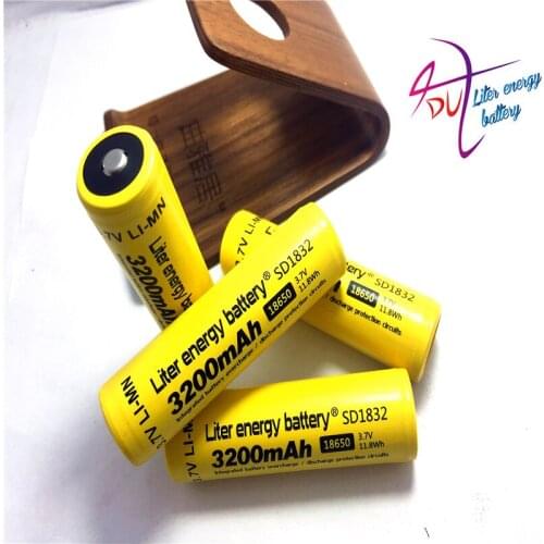 12pcs/lot 100% New Original 18650 NCR18650B 3200 mah Li-ion Rechargeable battery For Flashlight batteries