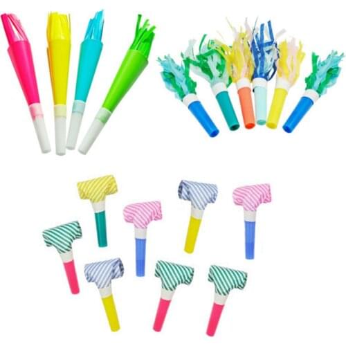 18PCS Party Blowout Set Funny Party Noisemaker Party Whistle Party Favor Toy For Birthday Party
