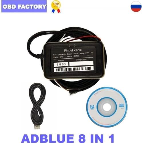 2020 Support euro 6 Professional Adblue 8in1 8 in 1 AdBlue Emulator V3.0 with NOx sensor