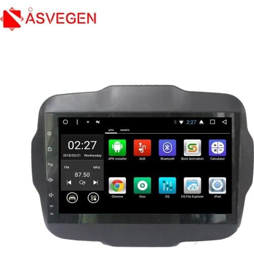 9 inch Android 7.1 Quad Core Car Radio Car Navigation Stereo Headunit WIFI 4G Media DVD Player For JEEP Renegade 2016