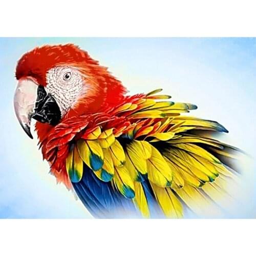 Diamond Painting Full Square/Round Colourful Parrot Picture Aniamals Rhinestone Daimond Painting Embroidery Cross Stitch