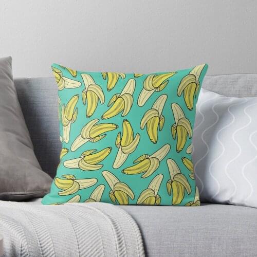 BANANA - JADE Throw Pillow Cushion Cover Polyester throw pillows case on sofa home living room car seat decor 45x45cm