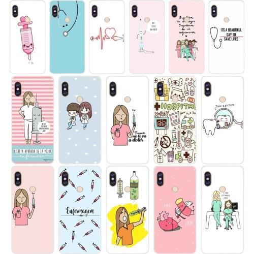 92SD Medicine Nurse Doctor Dentist Soft Silicone Tpu Cover phone Case for xiaomi redmi 5A 5Plus note 5 5A Pro mi 6