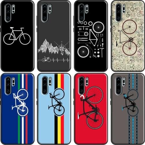 Mountain Bikes Cycling Case For Huawei P30 Lite P40 P20 Pro P Smart Z 2019 2021 Mate 20 10 Lite TPU Phone Cover