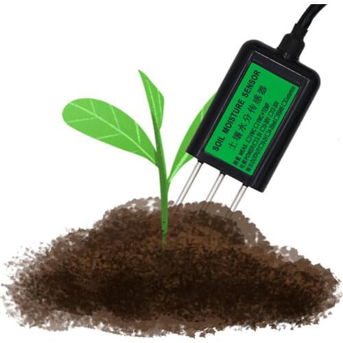 Soil moisture sensor 4-20mA 0-5V 0-2V RS485 modbus 0-10V output voltage soil Humidity sensor soil moisture volume 50% 100% range
