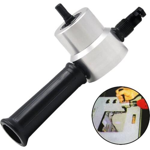 Nibble Metal Cutting Double-headed Board Nibbler Saw Tool Drill Bit Accessory Free Cutting Tool Cutting 360 Degree Adjustable