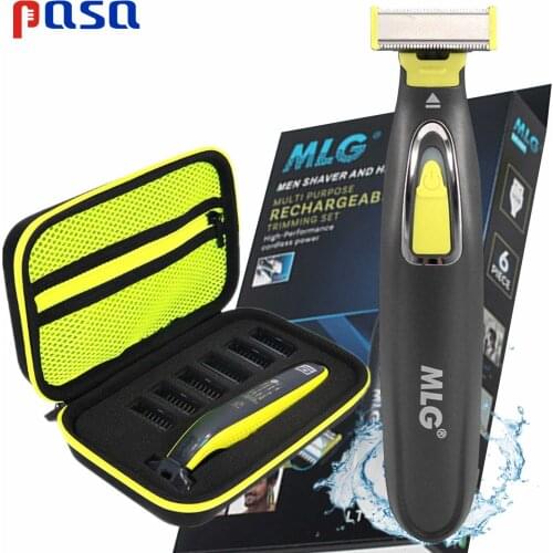 Electric Razor Shaver USB Rechargeable Waterproof Washable Removable Precision Beard Fair Trimmer Face Care