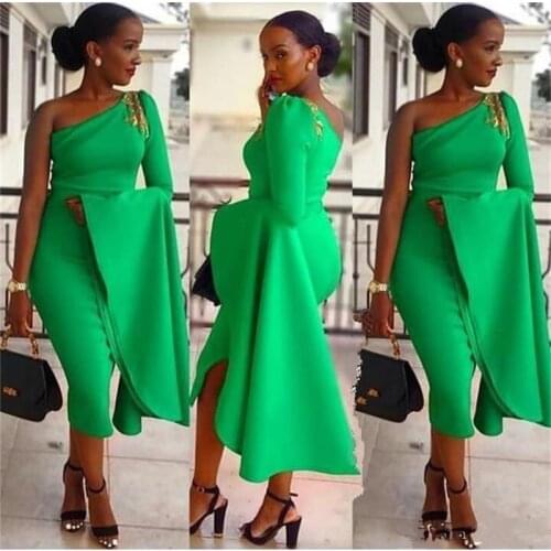 Женские коктейльные платья на одно плечо Gaogao China At AliExpress