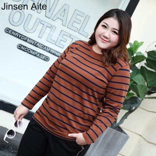 Jinsen Aite Womens Striped T-shirts