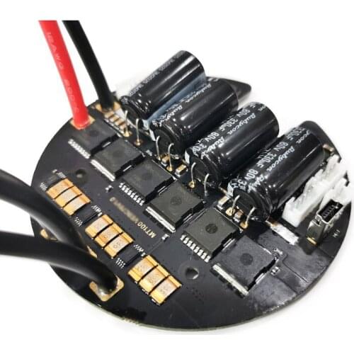 Maytech New 72V VESC Controller MTSVESC7.5R Round VESC based on VESC6.0 Hardware for Electric Skateboard Longboard