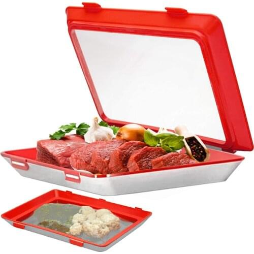 Creative Food Preservation Tray Food Fresh Keeping Fresh Spacer Organizer Food Preservate Refrigerator Food Storage