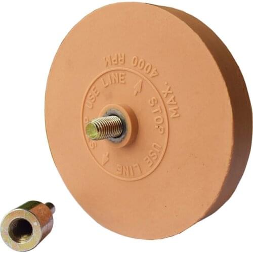 Paint Eraser Wheel Rubber Adhesive Remover For Pinstripes Stickers Double Side Glue Tape Car Vinyl Decals Cleaning Tools E24