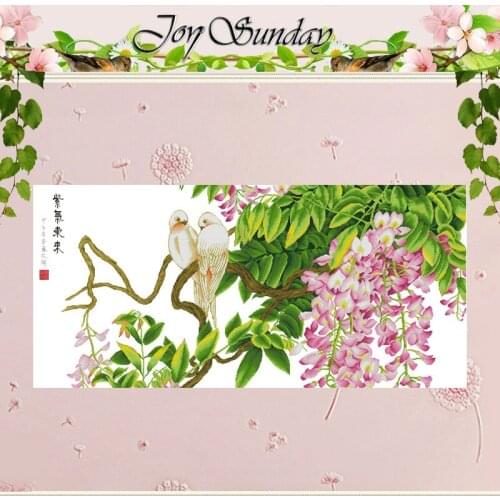 Flower bird animals patterns counted 11CT 14CT Cross Stitch Sets DIY Chinese Cross-stitch Kits Embroidery Needlework Home Decor