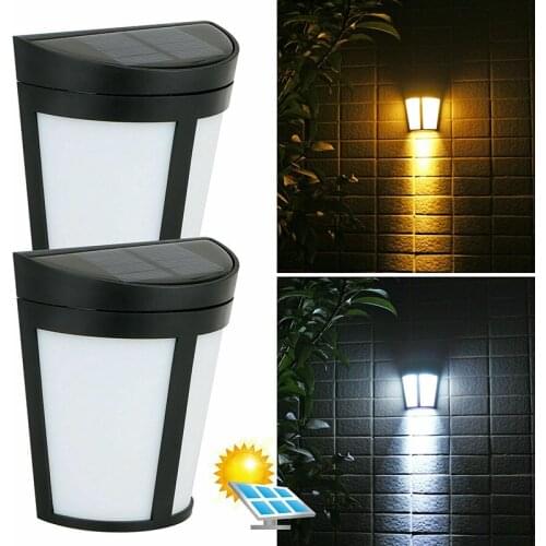 6 LED Solar Power Lamp PIR Motion Sensor Wall Light Outdoor Waterproof Energy Saving Street Solar Garden Yard Security Lamps