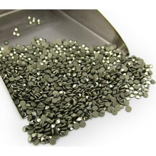 Wholesale Price 1.0mm 1.5mm 2.0mm (1 - 2mm) Round Cut Flat Back Loose Natural Marcasite Stone