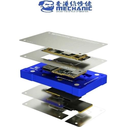 MECHANIC BGA Reballing Platform IBGA PRO For IPhone XS Max 11 11Pro Max Mainboard Double Side Magnetic Tin Planting Positioning