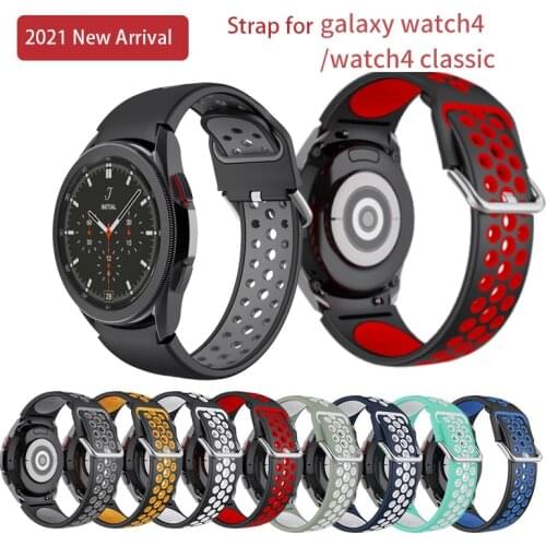 Strap For Samsung Galaxy Watch 4 classic 46mm 42mm smartwatch Silicone Ridge Sport Bracelet Galaxy Watch 4 44mm 40mm band