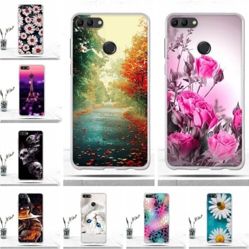 Luxury Case For Huawei Y9 2018/Enjoy 8 Plus Case Cover Soft TPU Silicon Phone Cover for Huawei Y9 2018/Enjoy 8 Plus Case Coque