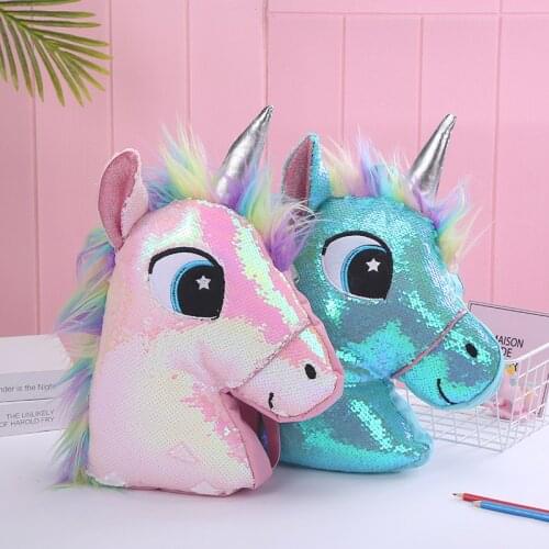 Girls Sequins Unicorn Kawaii Backpack For Girl School Bag Teenager Girl Shinny Hologram bagpacks for Girls gift Kid bags