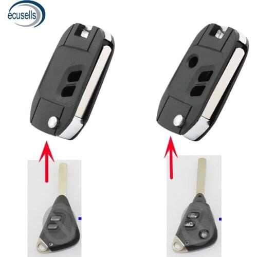 2 Buttons 3 Button Replacement Shell Modified Folding Remote Key Case Fob For Subaru Legacy Forester Outback