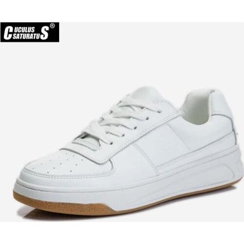 Cuculus 2021 Ins Women Sneakers Real Leather Fashion Flats Shoes Woman Cross Strap Casual Daily Spring Lady Footwear Size 35-40