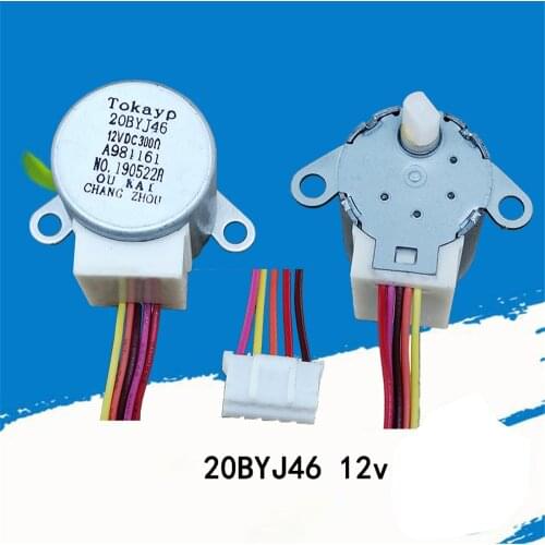 1Pcs For Panasonic Air Conditioner 20BYJ46 Wind Deflector Step Motor Wind Motor Swing Leaf Synchronous Swing Indoor Hanging 12V