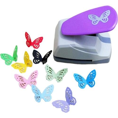 1Pcs New Large Creative Beautiful Butterfly Heart Shapes DIY Punches Decorative Craft Punches Hole Punch