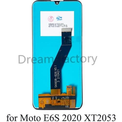 10PCS LCD Display Touch Screen Digitizer Assembly Replacement for Motorola Moto E6S 2020 XT2053