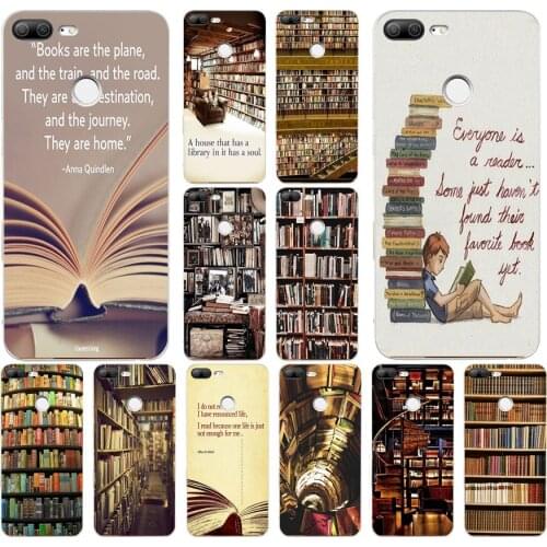 139H Retro Book Shelf Bookshelf Library Soft Silicone Tpu Cover phone Case for huawei Honor 9 Lite 10 p 9 10 lite