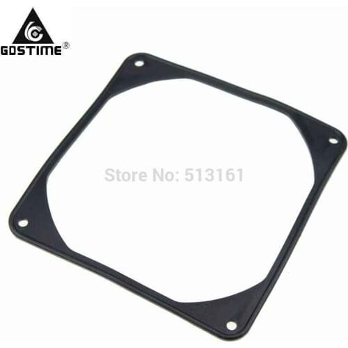 2PCS Gdstime 12cm 120mm Silicone Shock Absorption Pad Fan Anti Vibration Gasket