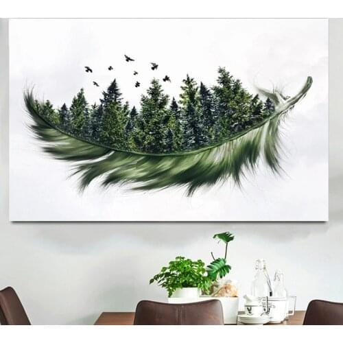 5d diy mosaic Diamond Painting Abstract art leaf diamond Embroidery landscape full square&round Diamond cross stitch decor P941