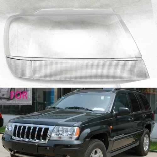 For Jeep Grand Cherokee 1999 2000 2001 2002 20042005 lampshade lens shell Car headlight lampshade Lampshade mask large lampshade