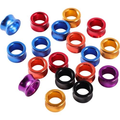 Aluminum Bird Foot Ring ID 4mm/4.7mm Bird Outdoor Flying Training Race Identification Tag No Serial Number 6 Colors Mixed 200Pcs