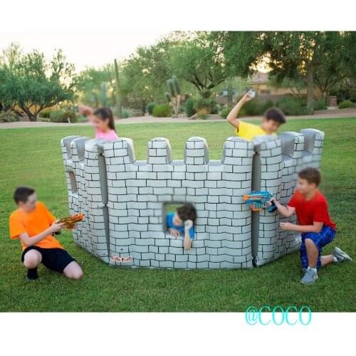 Free air ship to door, inflatable paintball bunkers,military inflatable wall bunkers Army paintball wall for kids