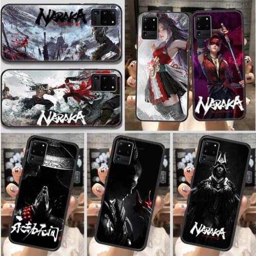 Naraka Bladepoint Game Phone case For Samsung Galaxy Note 4 8 9 10 20 S8 S9 S10 S10E S20 Plus UITRA Ultra black tpu shell 3D